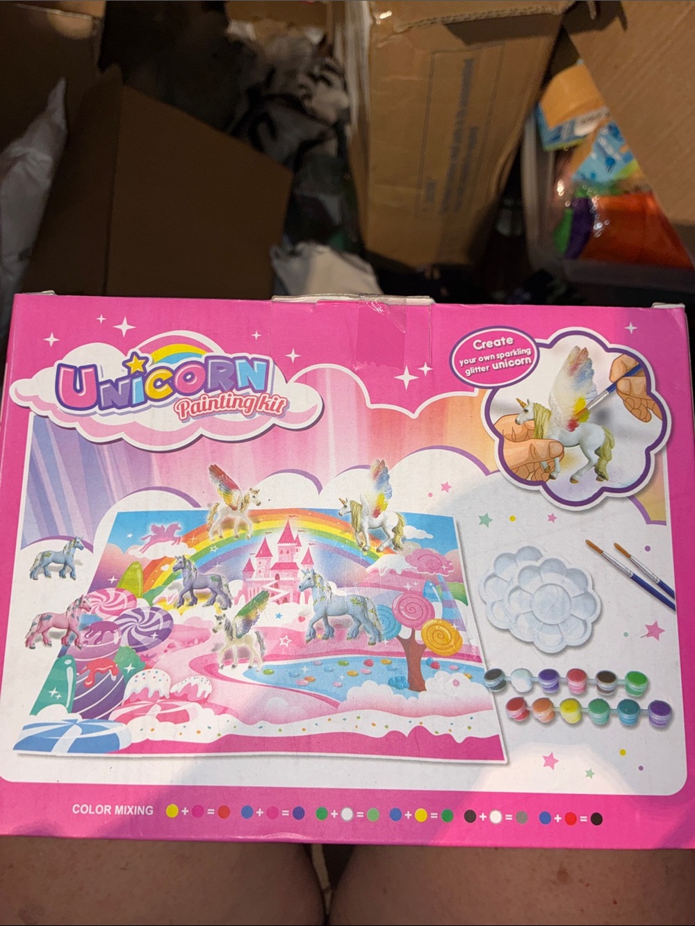 Unicorn Painting Kit for Kids - Pink